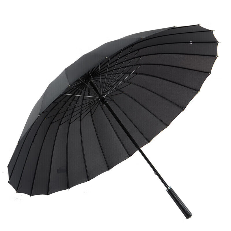 24-bone umbrella golf straight-shank long-handled umbrella, large size, super large, wind-resistant for two people, rainstorm, business color, logo large umbrella Item Picture