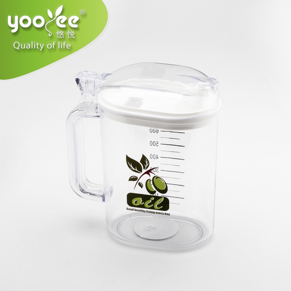 You Yue plastic large 800ml oil pot household kitchen supplies seasoning pot non-slip handle oil pot wholesale details Picture