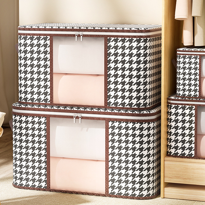 Cross-border foreign trade storage bags, clothing storage boxes, dust-proof organizing boxes, household cotton quilt bags, moving clothes organizing bags for collection Application Scenario
