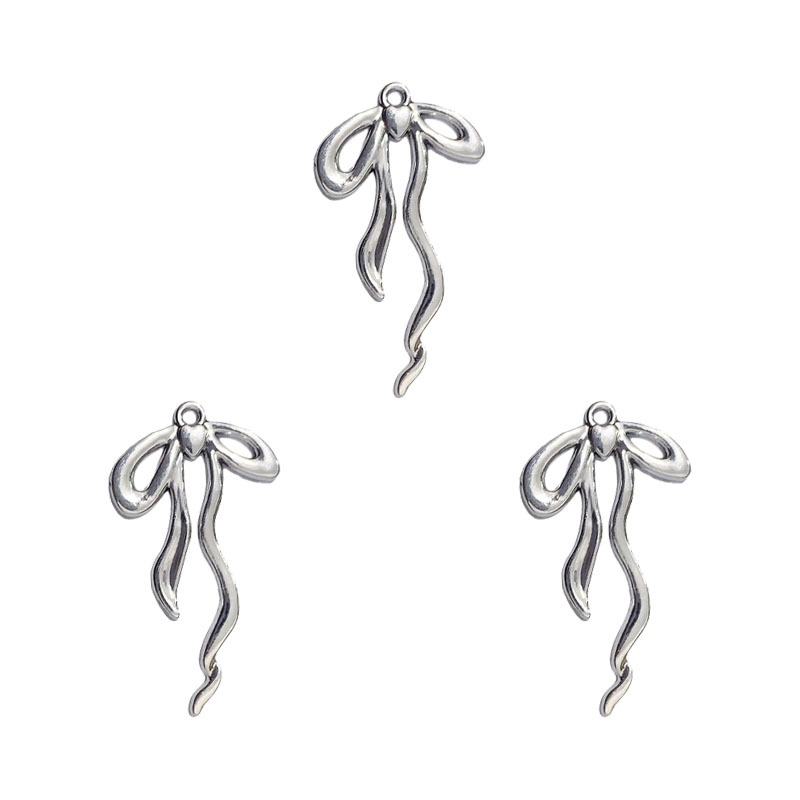 DIY zinc alloy jewelry accessories, bows, bow ties, pendants, simple necklaces, earrings, beads, keychains, pendants