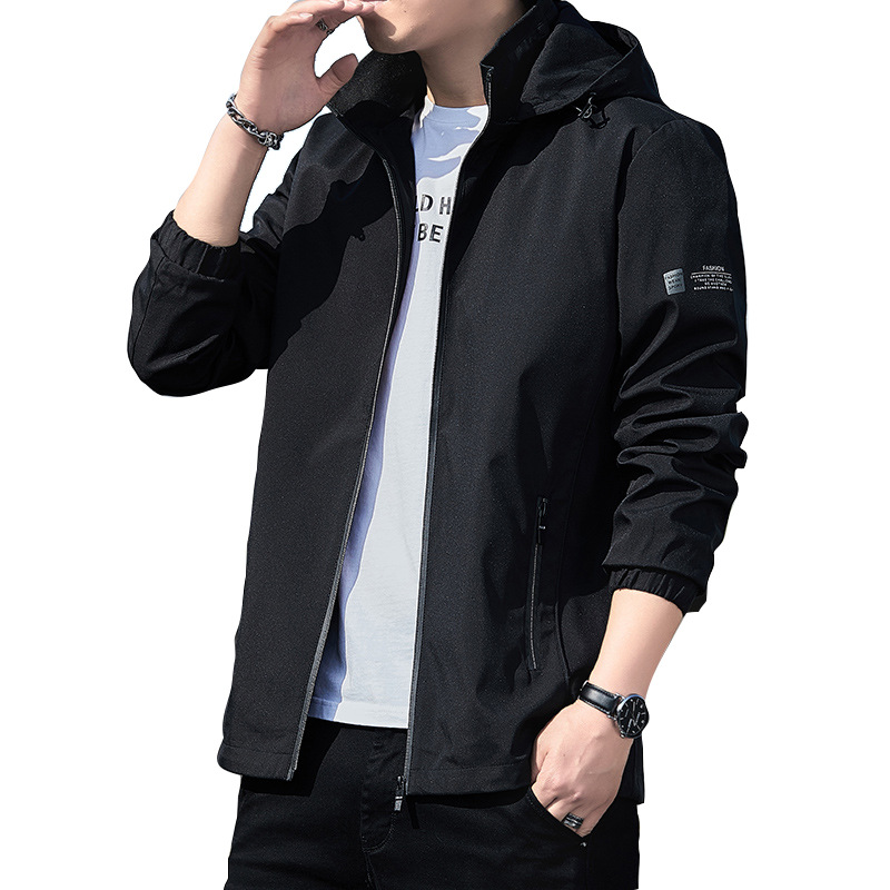 High-quality autumn and winter new men's casual jacket, loose, trendy and fashionable Korean-style coat, comfortable and versatile top for men Item Picture