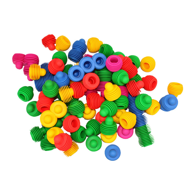 儿童益智玩具塑料哈哈乐宝宝拼装幼儿园玩具开发智力桌面积木批发详情图5