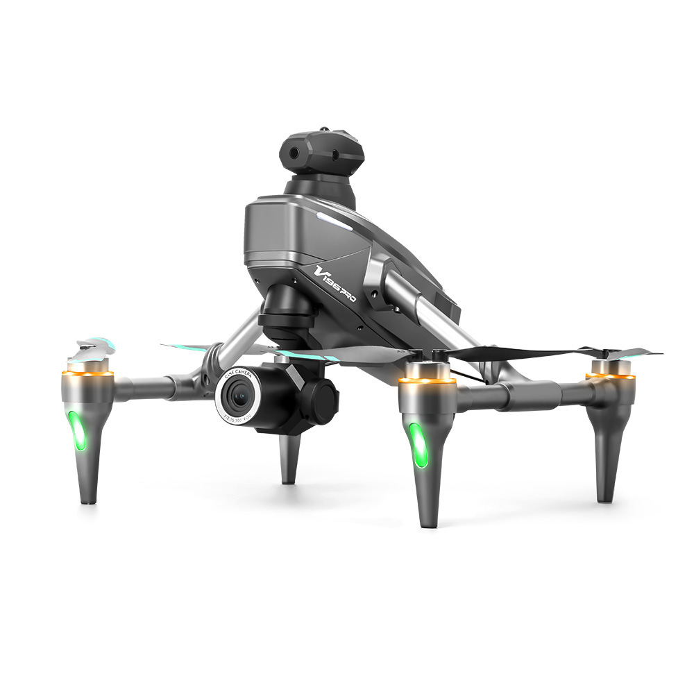 V196 Cross-Border New Brushless 8K Alloy Uav Hd Electric Modulation Aerial Photography Aircraft Remote Control Aircraft Drone Item Picture