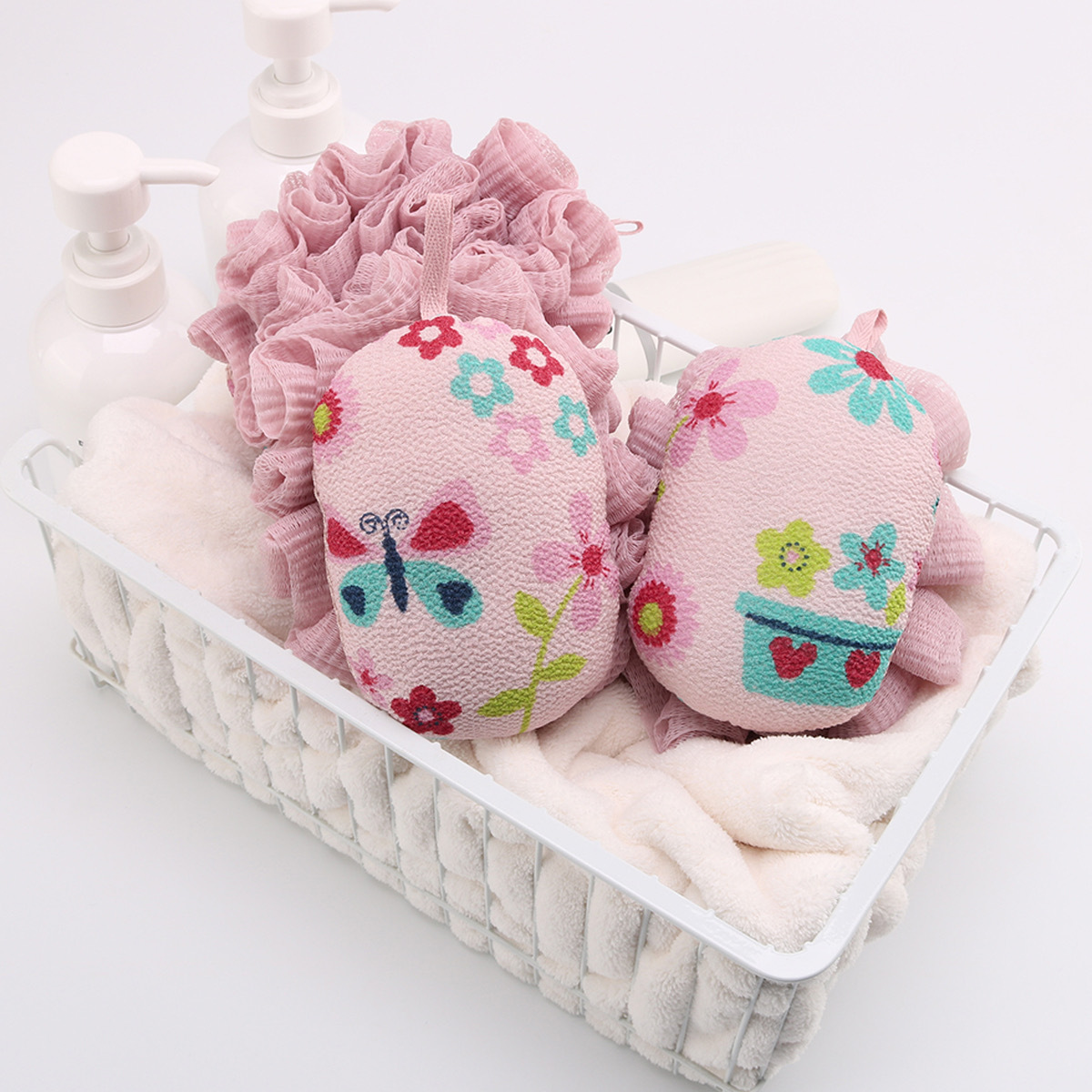 Butterfly Bath Ins Soft Hanging Non-Loose Bath Bath Bath Ball Bath With Ladies Large Bubble Bath Cartoon Bath Ball