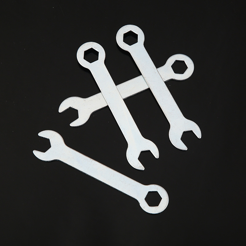 Stamped Iron Open End Wrench Closed Wrench Double-End Tool Dual-Purpose Wrench Bicycle Wrench details Picture