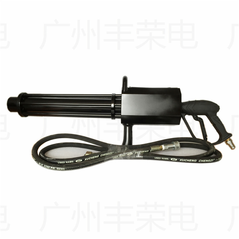 Bar CO2 color paper gun, stage atmosphere CO2 spray paper gun, nightclub dry ice DJ spray gun factory direct sales details Picture