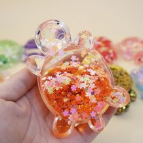 Net red burst flash into oil luminous big turtle quicksand tabletop decoration creative tide play Tiktok live burst bang bang