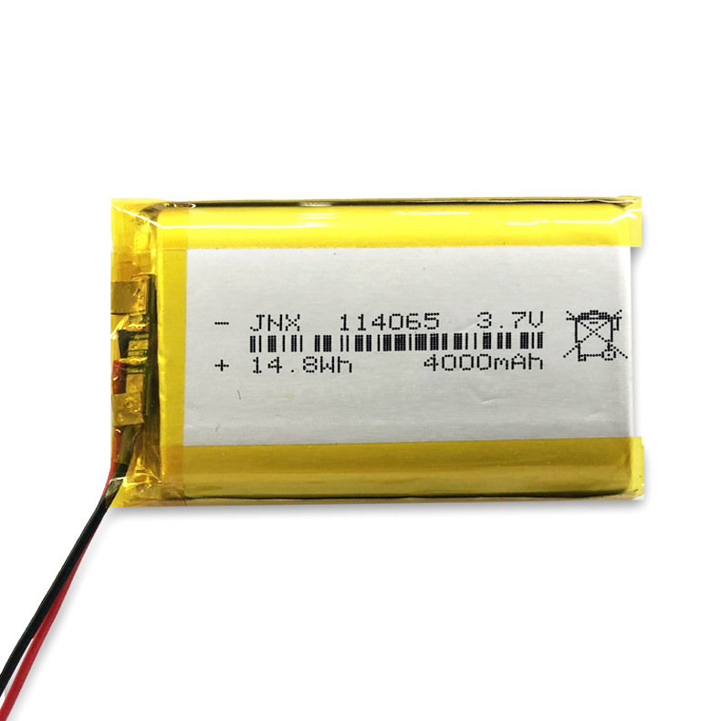 Wholesale Polymer Lithium Battery 114065 3.7V Bluetooth Speaker 4000Mah Shaver Mobile Power Battery details Picture