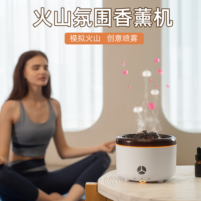 跨境新品火焰/水母/火焰香薰机产品图