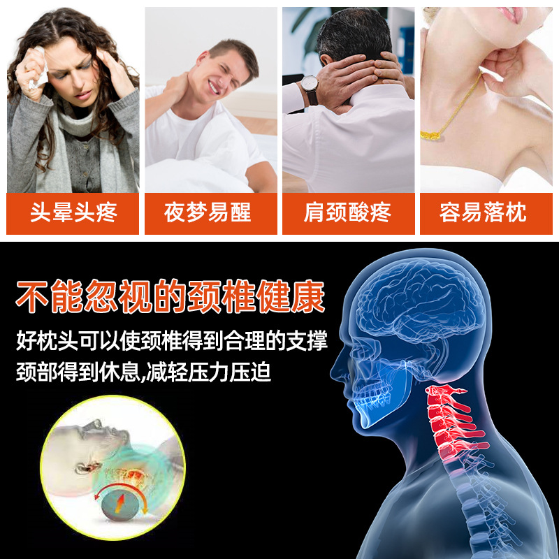 Household Moxa Pillow Moxa Bone Pillow Cylindrical Massage Pillow Candy Type Multi-Functional Cervical Pillow Neck Pillow Manufacturers Specification drawing