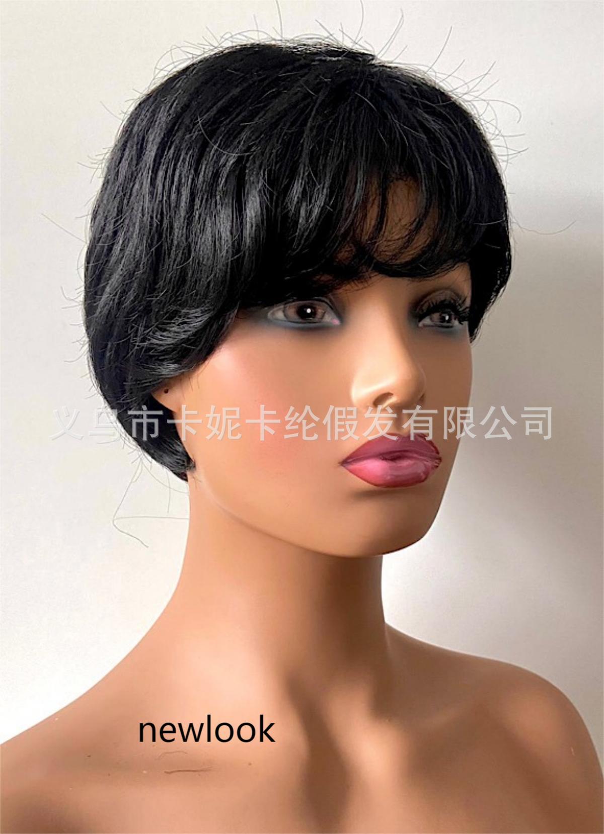 跨境新款黑色/波波头hum/hair产品图