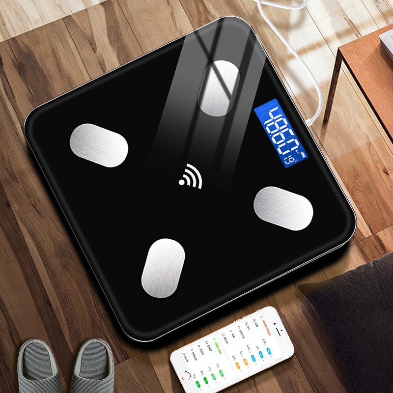 Intelligent Body Fat Scale Rechargeable Electronic Weighing Scale Manufacturers Household Human Scale Bluetooth Adult Fat Scale Weighing Meter Application Scenario