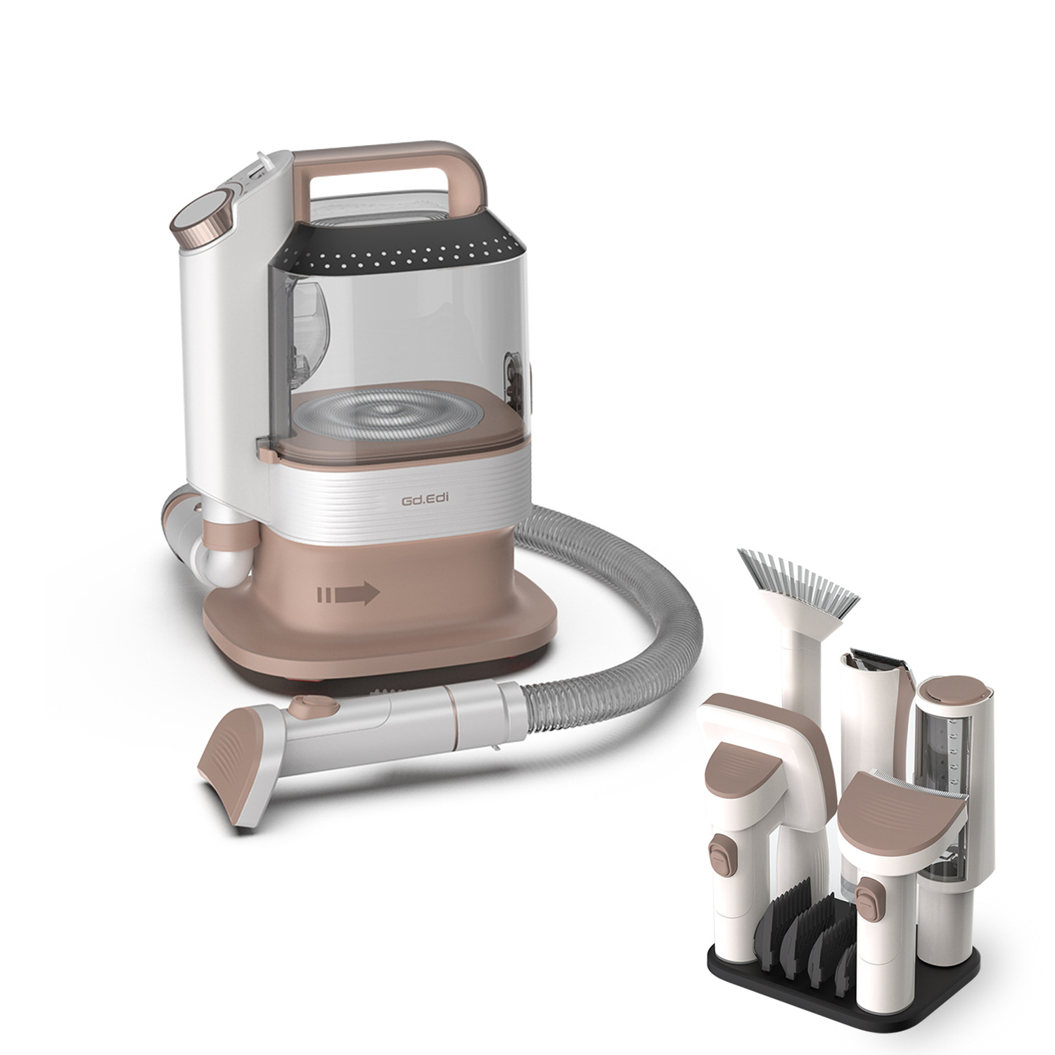 Pet intelligent hair grooming device, hair suction and combing all-in-one machine, hair removal for dogs and cats, electric clipper, multi-functional vacuum cleaner Item Picture