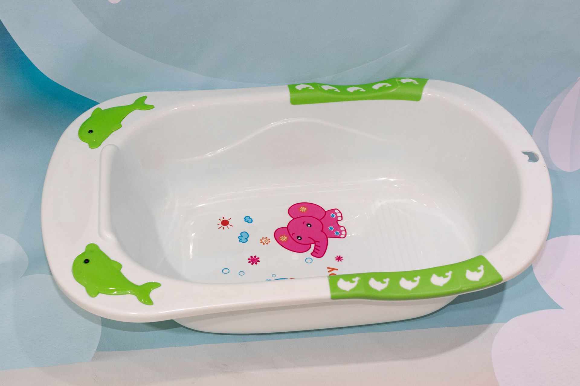 Baby bath basin, newborn products, large bathtub for both sitting and lying down, thickened baby bath, children's bath bucket details Picture