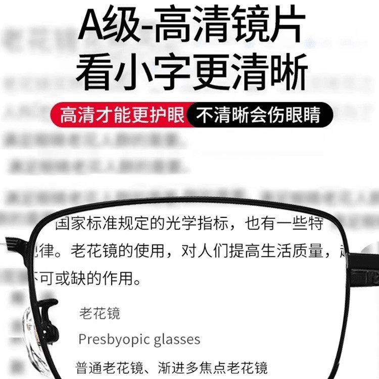 老花镜实物图