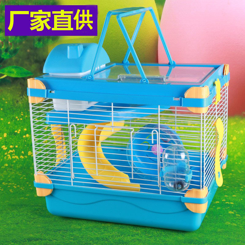 Double-layer luxury hamster cages, large hamster cages, hamster supplies for wholesale trade