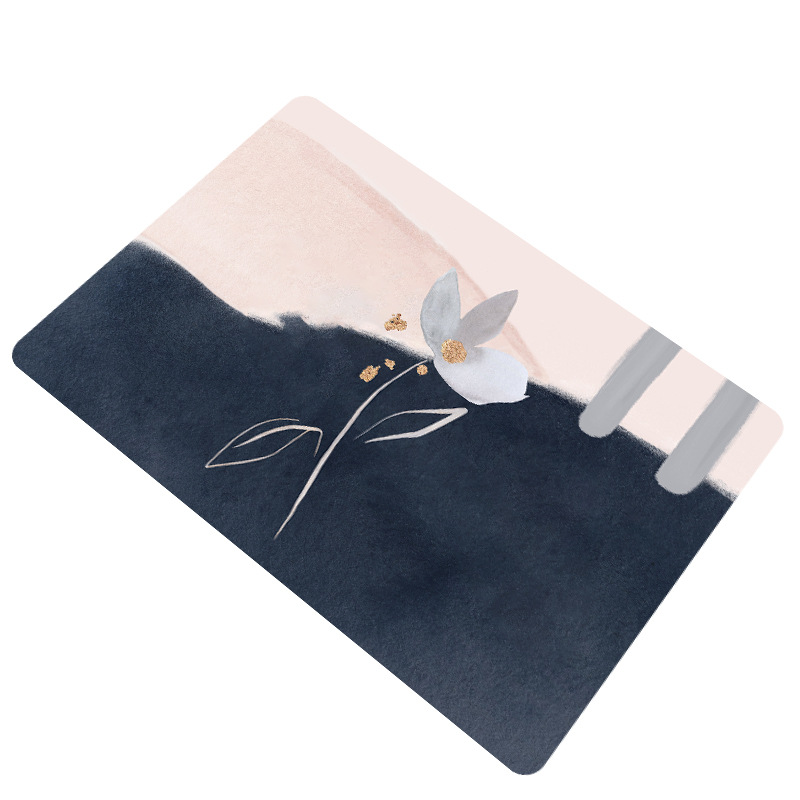 浴室防滑软垫白底实物图