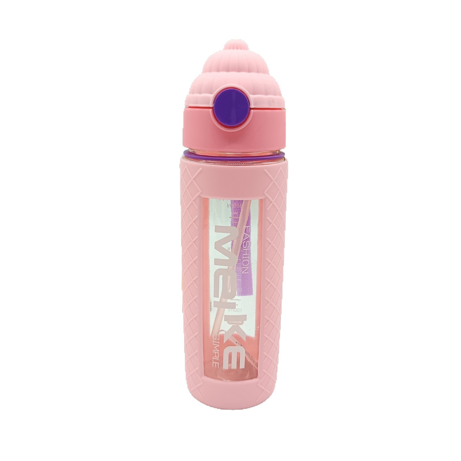 Wholesale sports water bottles for export, dopamine, cute large-capacity straw cups, bouncing LIDS, portable sports space cups Item Picture