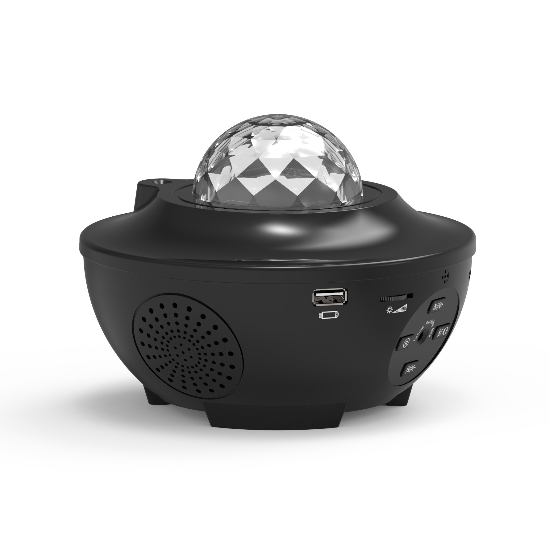 Customized LOGO new full-color music starry sky projection lamp Smart Version 2.0 Graffiti APP private mold laser night light Specification drawing