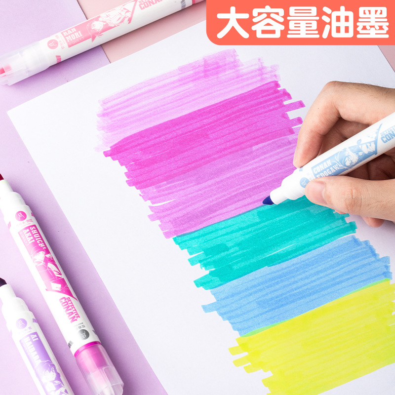 闪光胶/学生荧光标注笔/冰淇淋荧光笔/穿戴甲短/chanel产品图