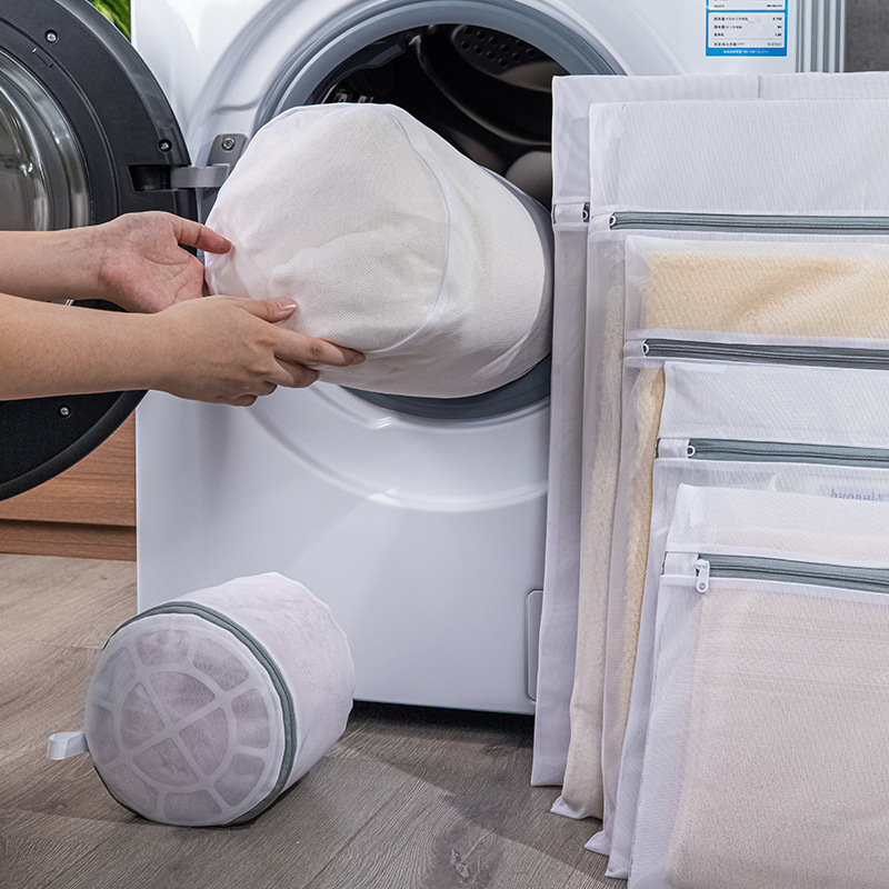 Laundry Bag Washing Machine Special Anti-Deformation Filter Underwear Bra Care Bag Sweater Fine Mesh Laundry Net Wholesale Specification drawing