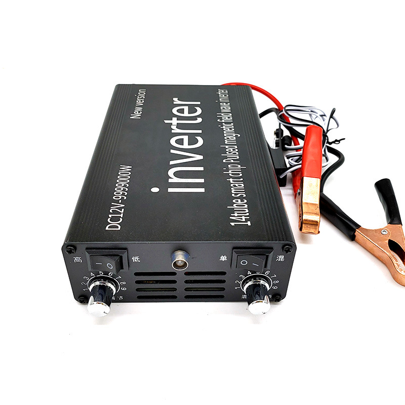 Manufacturers Wholesale Double Inverter Head High Power 12V Battery Converter Kit Intelligent Big Tube Power Saving King Specification drawing