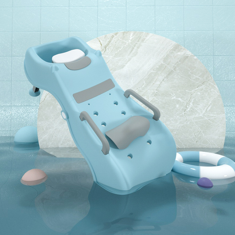 Home shampoo bed, baby, child, infant sitting hair washing stool, children's hair washing lounge chair, foldable Item Picture