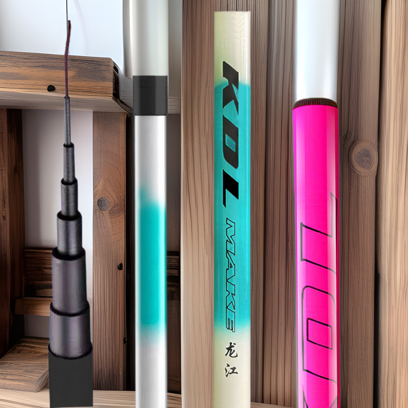 Ultra-light and ultra-hard adjustable fishing rod, short-section stream rod, fishing rod, carp and crucian carp rod, fishing gear set details Picture
