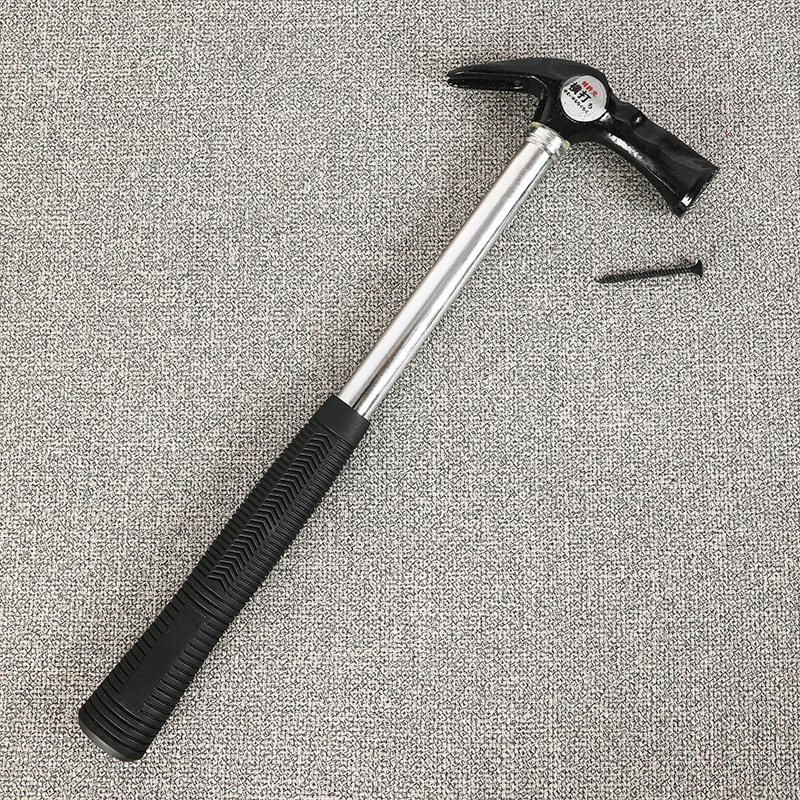 Custom High Carbon Steel Plastic-Covered Handle Horizontal Hammer Can Be Customized Multi-Function Hammer Household Hammer Hardware Tools Hammer Hammer Specification drawing