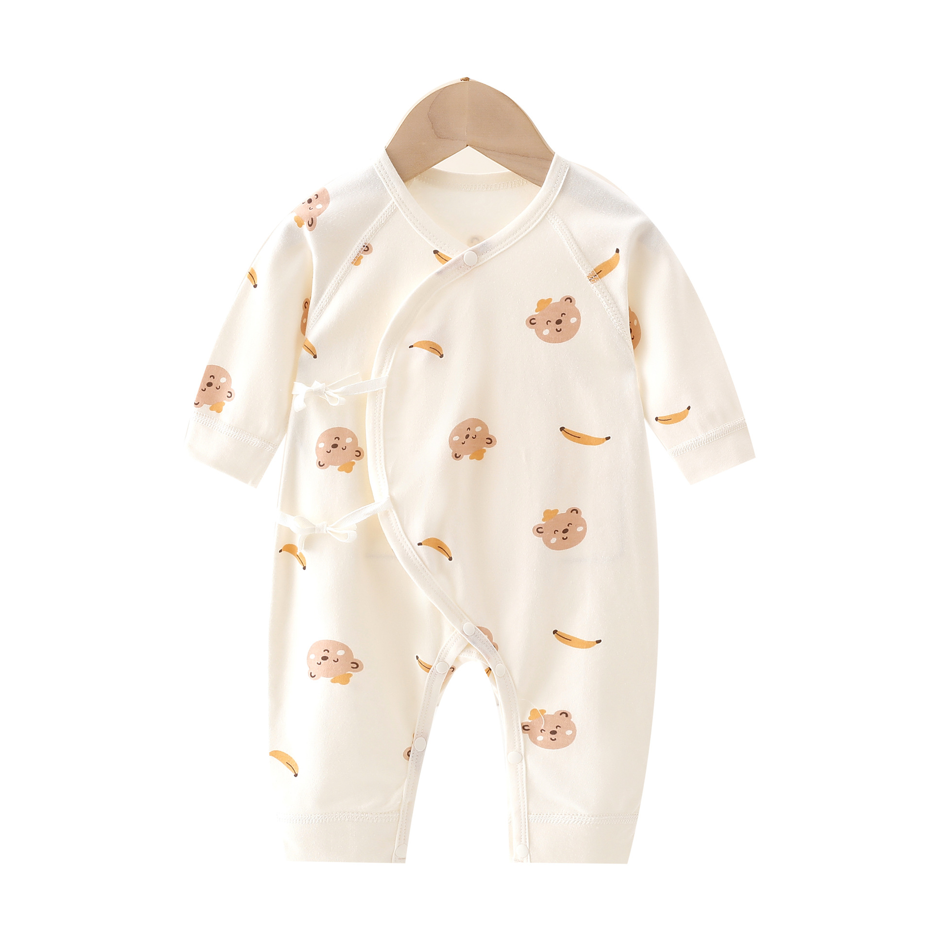 Baby one-piece suits, crawling suits, newborn children's clothing, girls' short-sleeved clothes, Korean-style baby pajamas, baby summer light casual wear Item Picture
