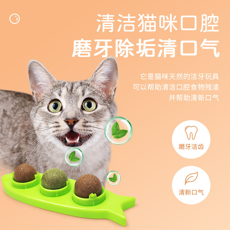 宠物猫薄荷舔/猫咪零食/薄荷球细节图