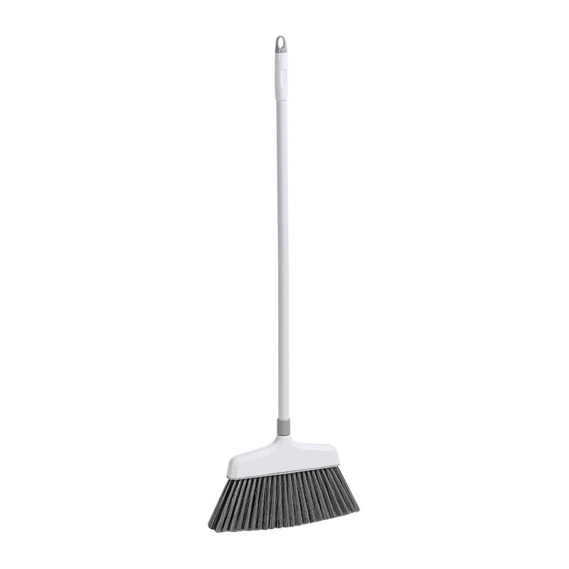 New Household Broom Dustpan Combination Non-Stick Head Soft Hair Broom Broom Stainless Steel Sweeping Broom Set Item Picture