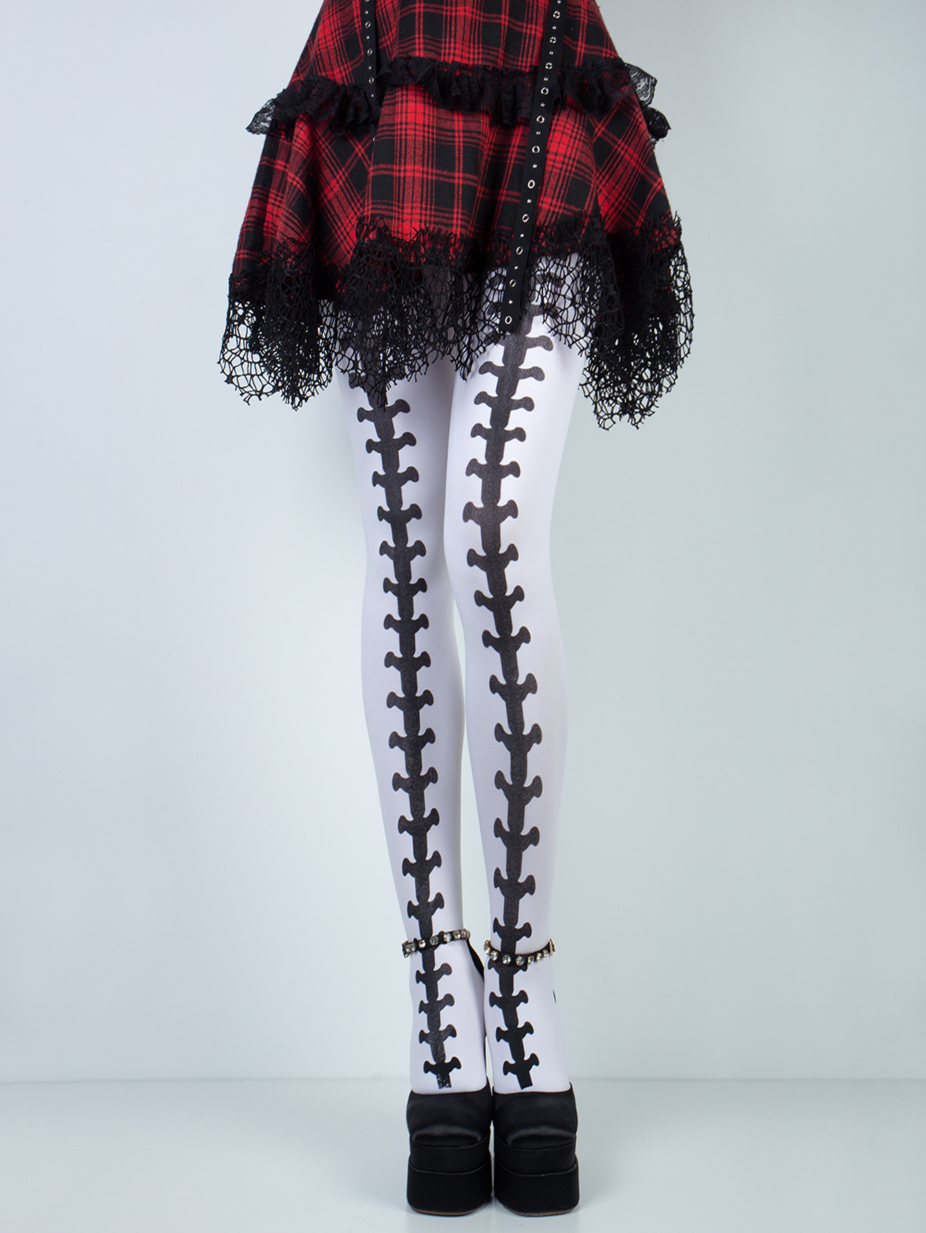 多色万圣节圣诞节派对血印连裤打底袜化妆舞会cos道具装饰JK丝袜详情2