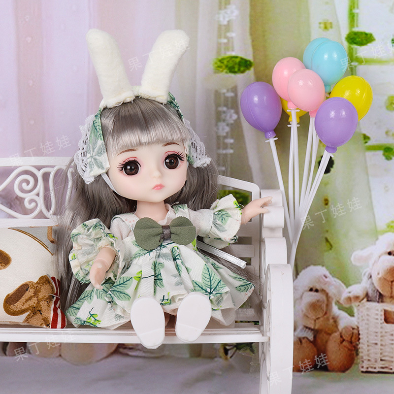 16厘米人偶单个盒装公主生日礼物13关节仿真洋娃娃可爱女孩礼品