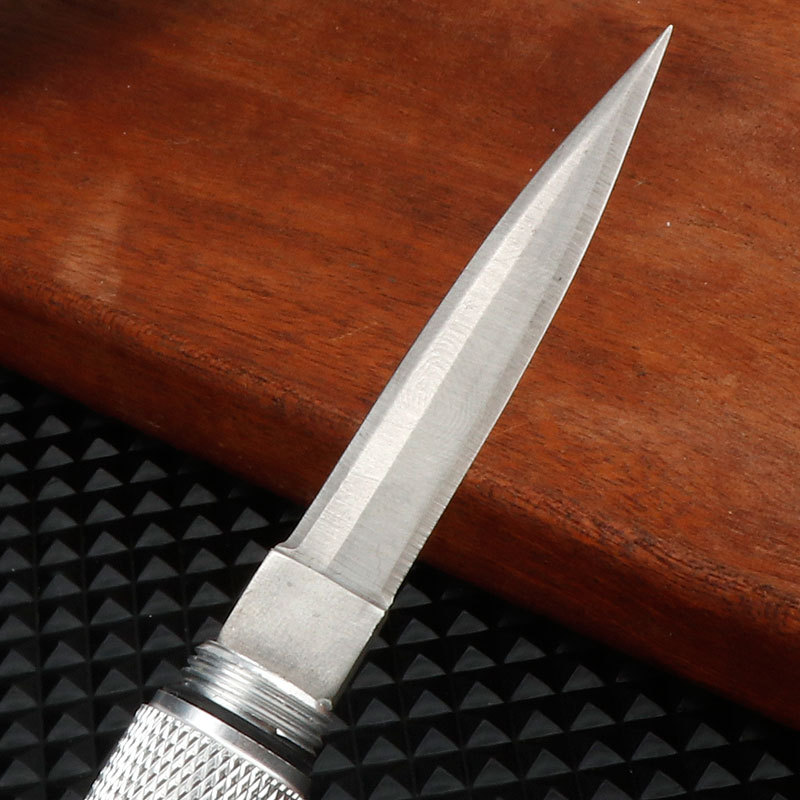Outdoor fruit knife, multi-functional detachable storage tube knife, portable tea lifting knife, mini portable window breaker knife details Picture