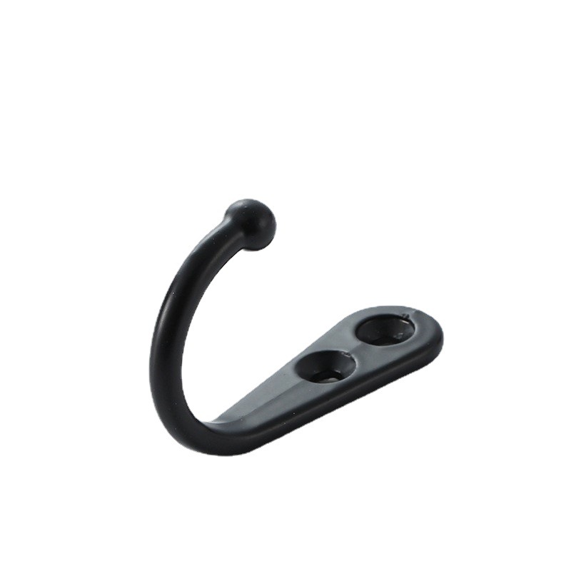 Metal hook fittings stainless alloy antiquated creative single head hook wall hole plate door back hook spot details Picture