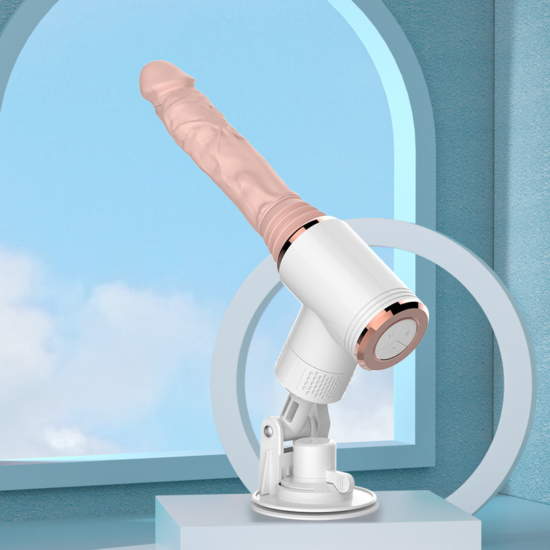 The muscle massage gun is a fully automatic heating, telescopic and vibrating rod for women and an adult device Application Scenario