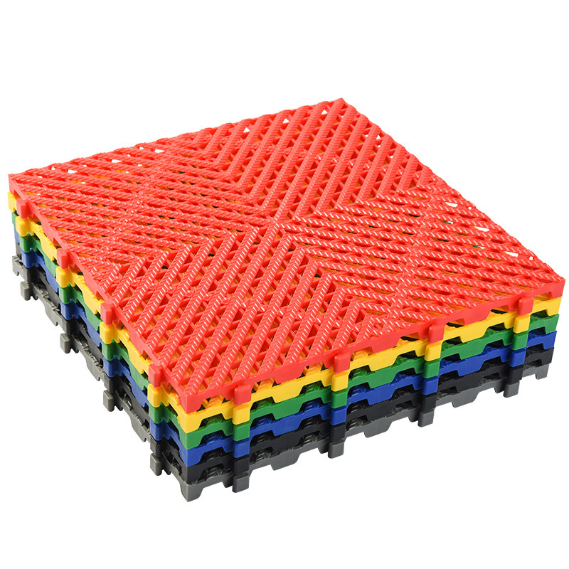 洗车房地格栅洗车店格栅汽车美容店地板仓库冷库防滑塑料拼接垫板白底实物图