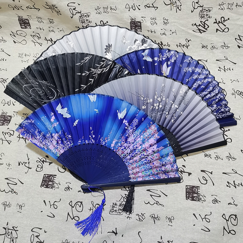 扇子/团扇/扇子女夏季中国风/折扇/古风扇中国风细节图