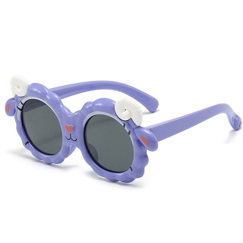 Children's Sunglasses Cartoon Sheep Children's Mirror Sunglasses Polarizing Mirror Student Sunglasses Sunshade Mirror For Children 8-127 Specification drawing