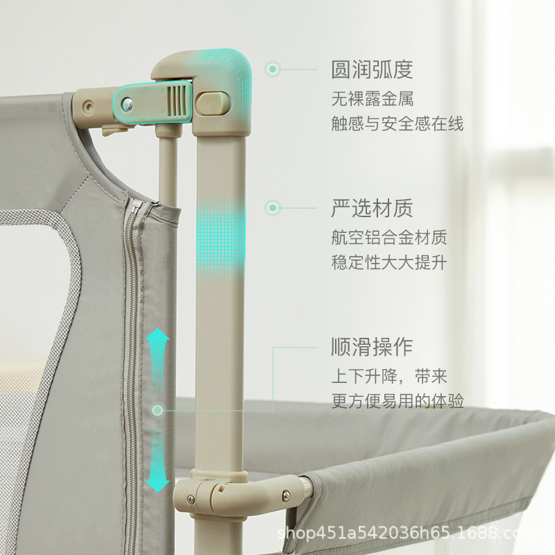 实木婴儿床实物图
