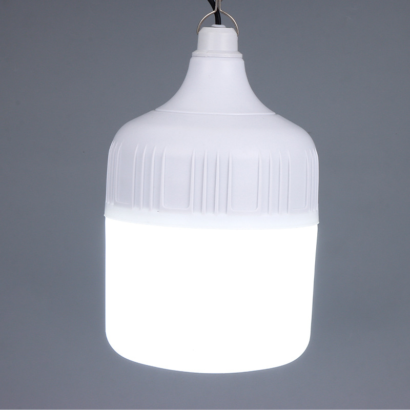 LED solar rechargeable bulb lamp, 5-speed remote dimming, outdoor waterproof camping emergency household rechargeable bulb Specification image