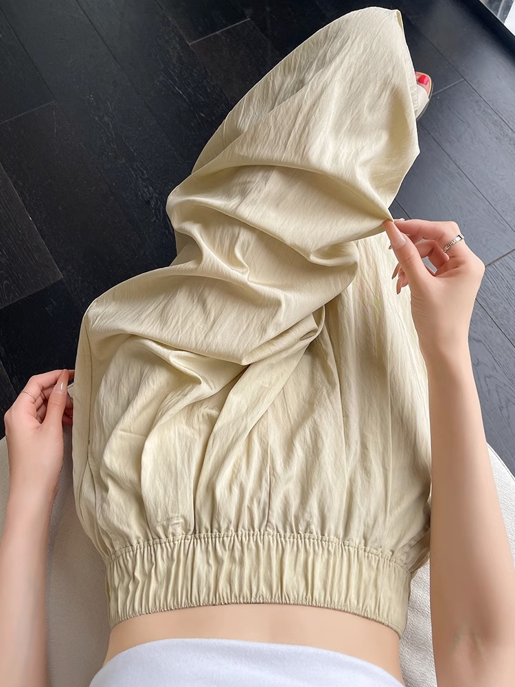 Japanese Slouchy Small Texture Yamamoto Pants For Women Sunscreen Pants For Women Slimming Summer Pendant Wide Leg Casual Pants