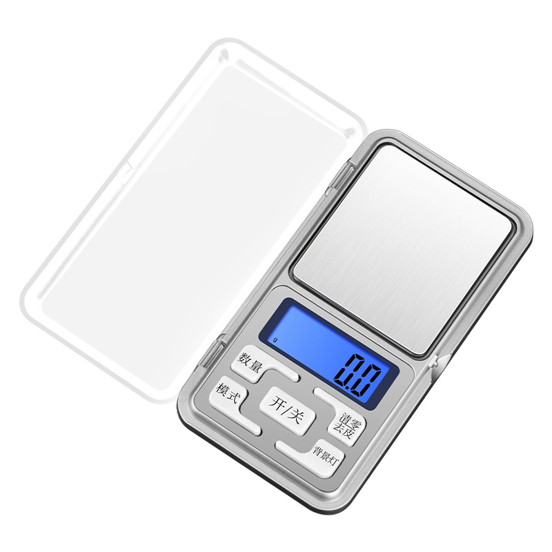 Mini Jewelry Electronic Scale Small High-Precision Pocket Scale Portable Palm Electronic Weighing Gold Grams Jewelry Scale Item Picture