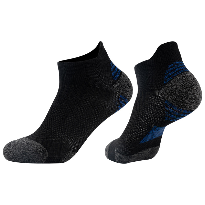 Short leg running socks for men and women with loops, anti-slip, all-season breathable, cycling trampoline fitness sports socks, floor boat socks Item Picture