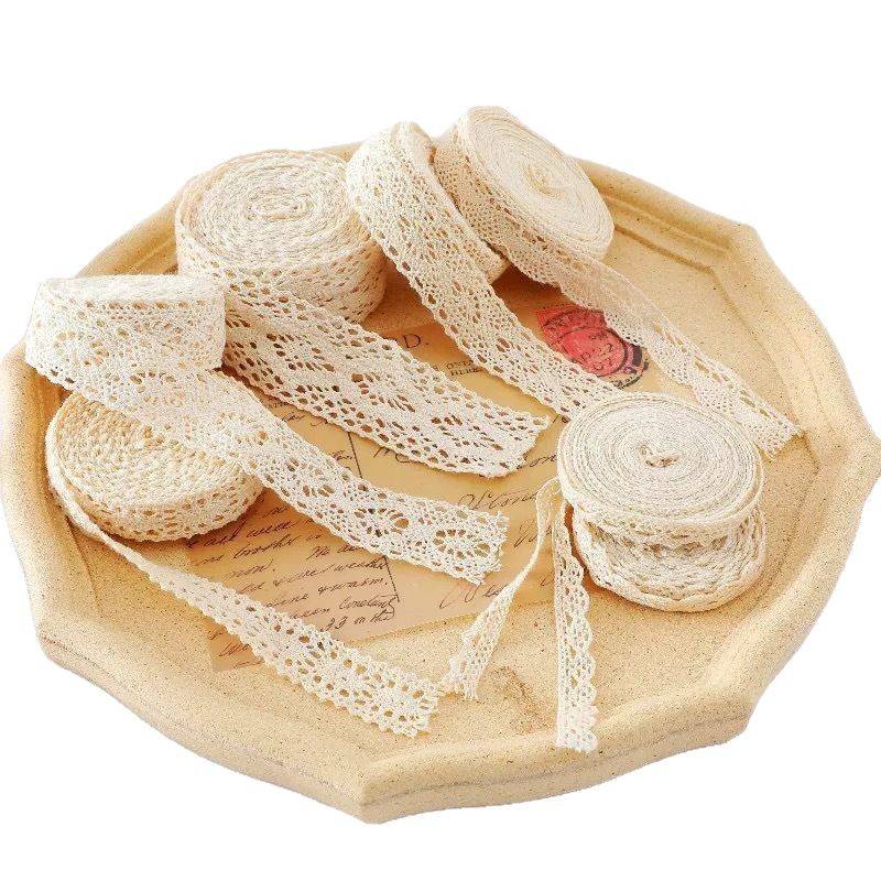 Hollowed-out cotton thread, lace, lace, ribbon, curtains, sofa decoration, DIY clothing, shoes, hats, hair accessories, hair bands, and auxiliary materials Item Picture