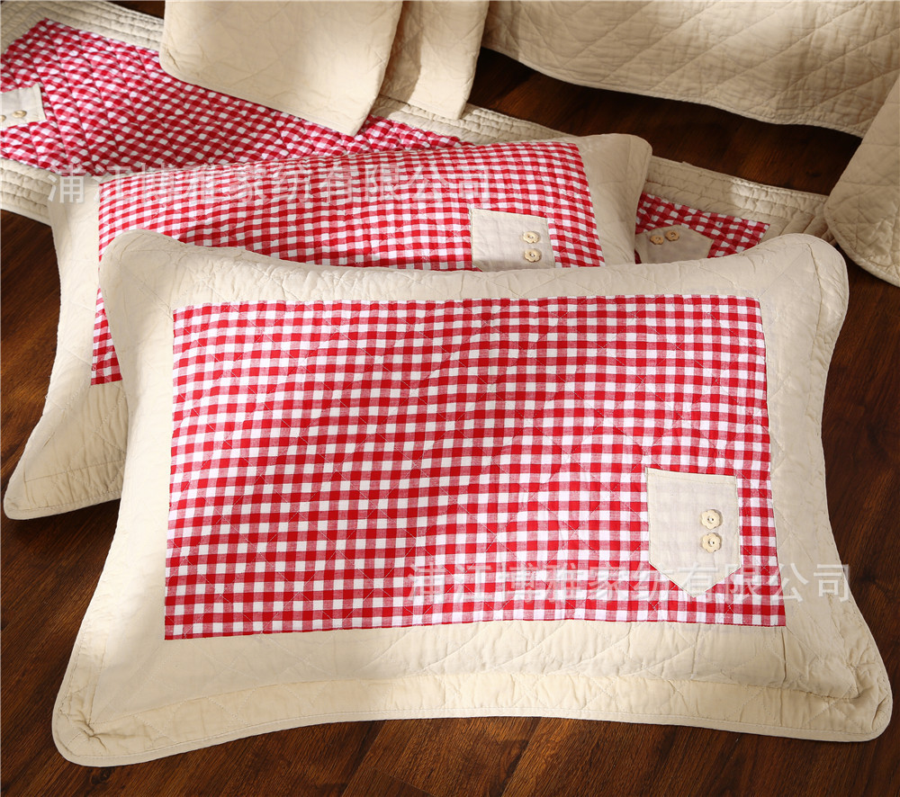Boya Home Textile Wholesale High Quality Cotton Bed Cover Three Sets Of High Density Quilted Quilt Kit Washed Cotton Floor Mat Application Scenario