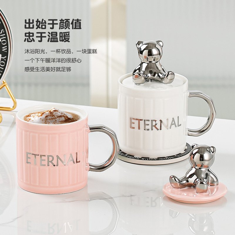 陶瓷杯/陶瓷/马克杯学生可爱/保温杯/茶杯陶瓷杯产品图