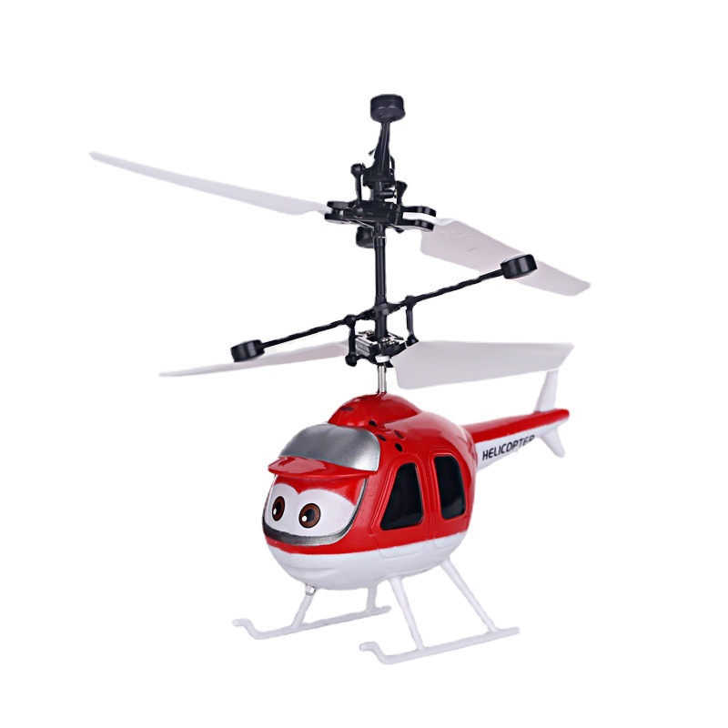 亚马逊重力手感应飞侠遥控飞行器耐摔充电直升机儿童卡通玩具飞机详情图4