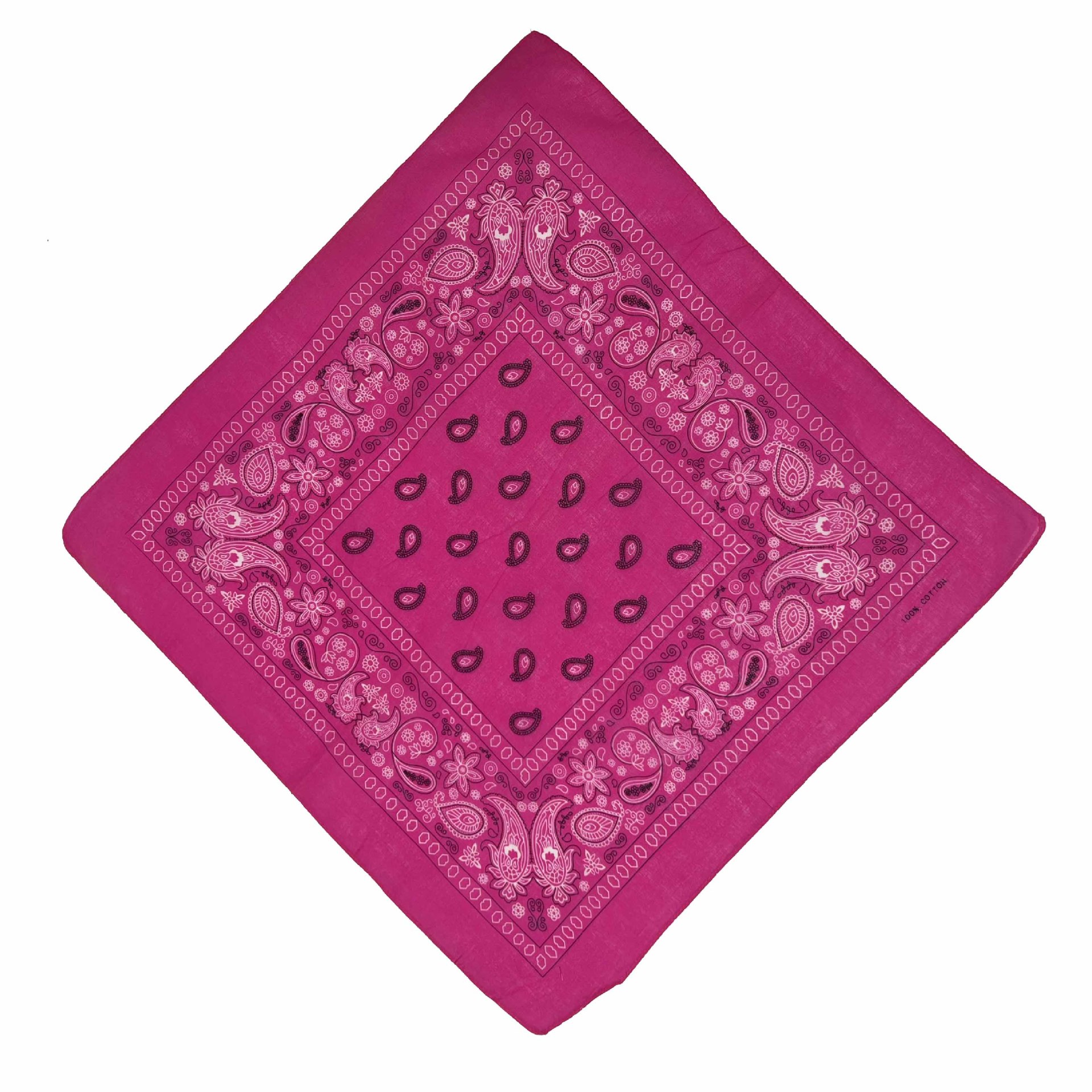 All-cotton bandana fluorescent color sunflower seed flower bright color headscarf in stock, cross-border Application Scenario